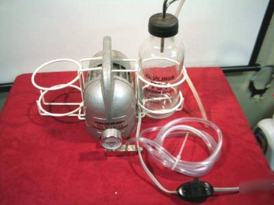 Devilbiss 501 air compressor w/ 701 suction vacuum pump