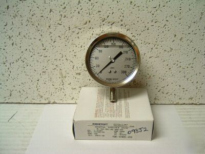 Gauge ashcroft 0-300# face 3 1/2