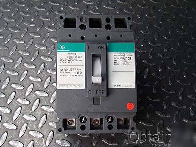 Ge general electric breaker TED134060 480VAC 250VDC 60A