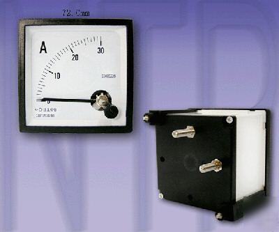 Ac 30A analog ampere panel meter current amp ammeter