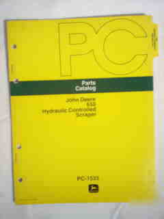 John deere 650 hydraulic control scraper parts catalog