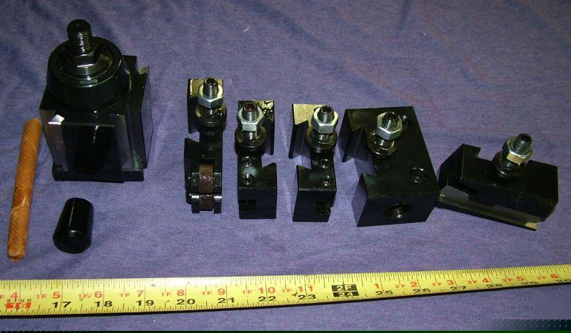 New quick change lathe tool post set fits aloris axa
