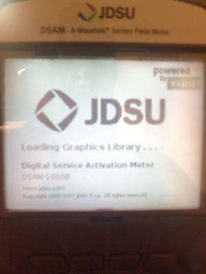 Jdsu dsam 1000 digital service activation meter