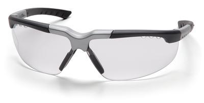 Pyramex reatta clear lens silver frame safety glasses