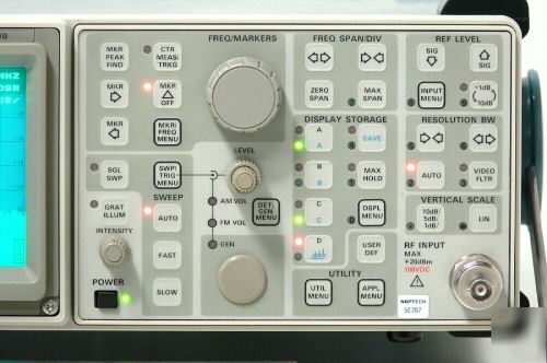 Tektronix 2710, 10 khz - 1.8 ghz spectrum analyzer 