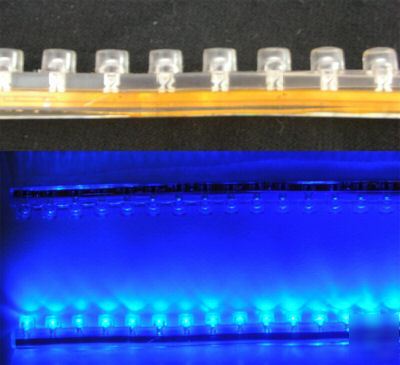 3,blue 24CM neon light strip waterproof led flexible 