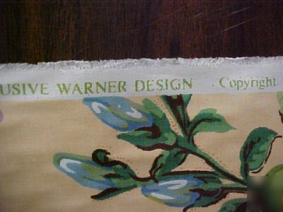 61 yard roll of warner petersfield design fabric 