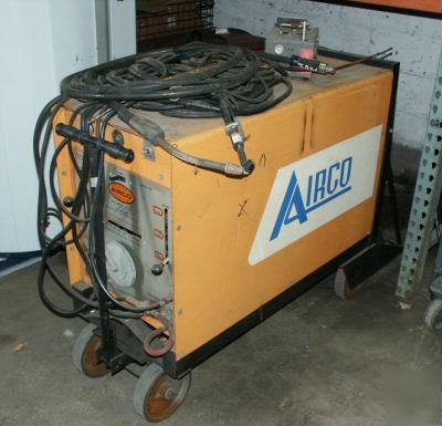 Airco tig 12.8 kw ac/dc welder 1 phase w/ foot pedal