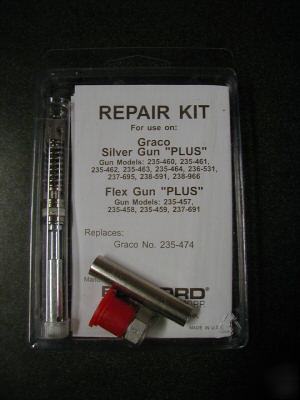 Graco silver plus, flex plus gun repair kit 235-474