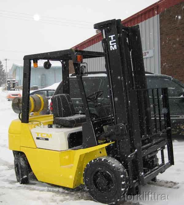 Tcm pneumatic 5,000LB forklift lifttruck