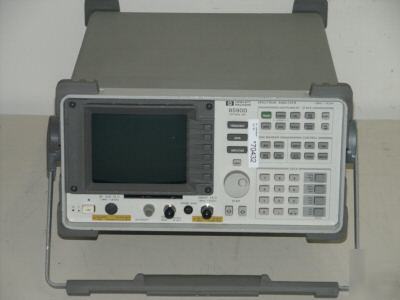 Hp 8590D portable spectrum analyzer, 9KHZ to 1.8GHZ,