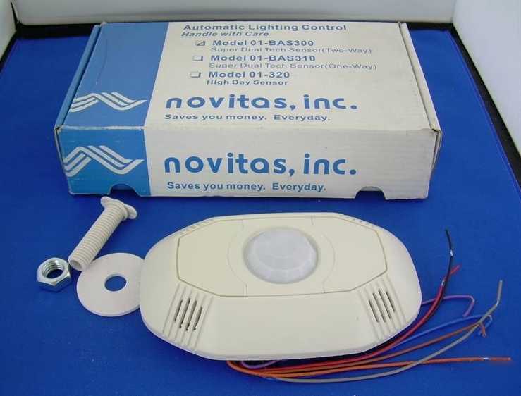 New novitas 01-BAS300 super dual tech sensor two-way 