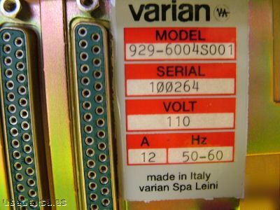 Varian multivac ion pump controller 929-6004S001