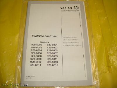 Varian multivac ion pump controller 929-6004S001