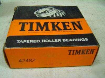 1 timken cone bearing p/n 47487