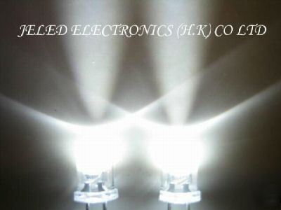 1000X 5MM superbright white led lamp 50,000MCD freeship