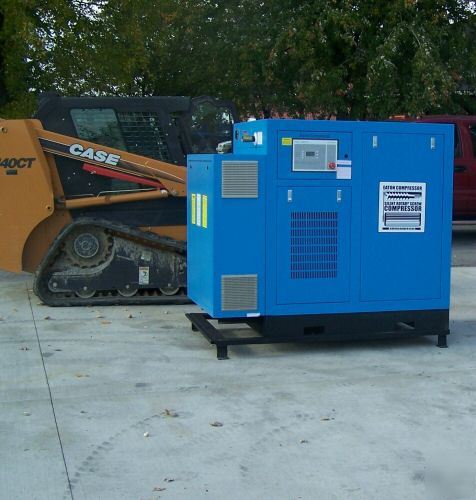 50 hp variable speed drive rotary screw air compressor