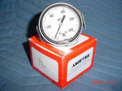 Ametek u.s. gauge P552 1000PSI 1/4 anpt lbm 153112