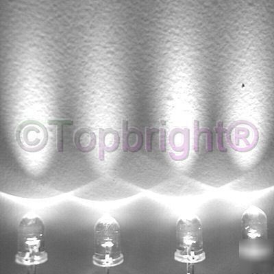 1000X ultrabright white led 5MM 8,000MCD free r&s/h