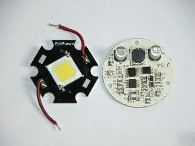 20W cool-white led+ star/drive, fix output current 1A