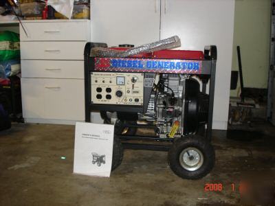 New diesel generator 7250 - , never used 7250 watts 
