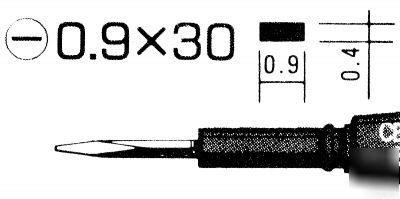 New vessel ceramic adjuster / driver slotted 0.9MM