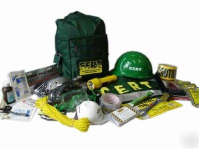  cert deluxe backpack (emergency survival earthquake)