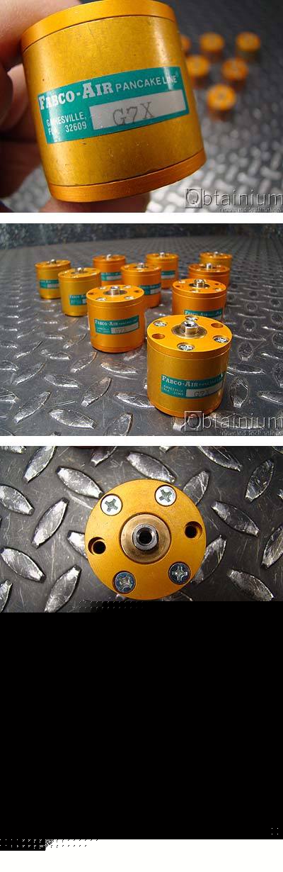 10 each fabco-air pancake air cylinders, G7X