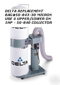 Delta dust collector bag- replacement 4 # 50-840 -1 hp