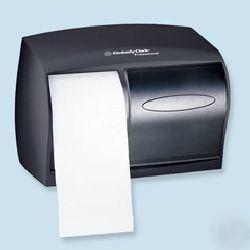 Double roll coreless tissue dispenser gray kcc 09604