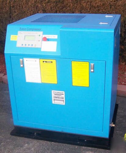 Eaton indus 15HP dual volt rotary screw air compressor