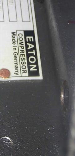 Eaton indus 15HP dual volt rotary screw air compressor