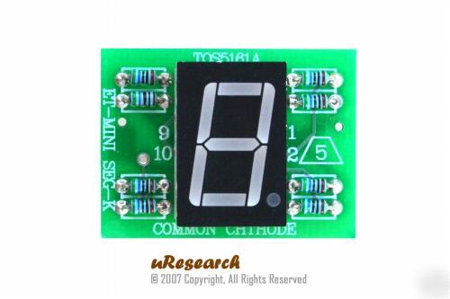 Mini-7SEG-cc 7-segment common cathode basic stamp, pic