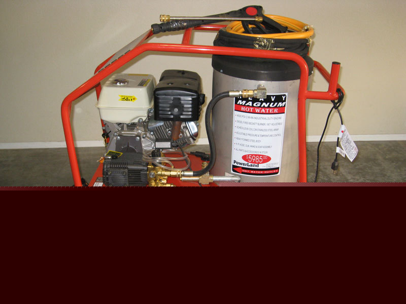Hot water gas power pressure washer 4500 psi -16 hp