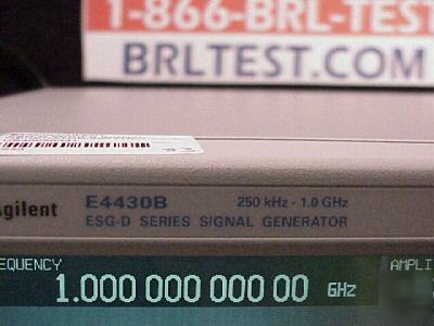 Agilent E4430B esg - d series signal generator opt 1EM