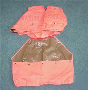 Blaze orange hunting vest w 12 shell pockets 2 pockets