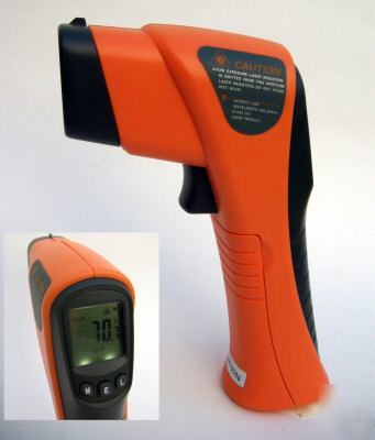 Deluxe non-contact infrared thermometer d:s=12:1,1040Â°f