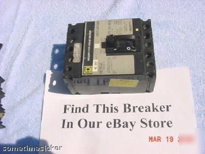 Fpe breaker 20 amp. 1 pole used type nc (slim)