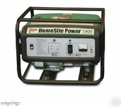 Onan generator: home site power 2400 MODEL2EGMBB-5267A