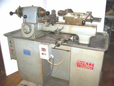 Rivett series 60 precision turret lathe 5C, well tooled