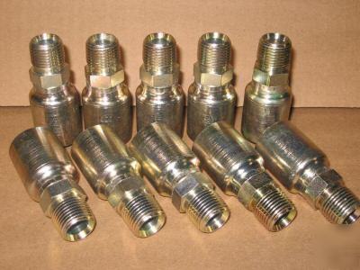  parker hydraulic hose fitting #4 1/4