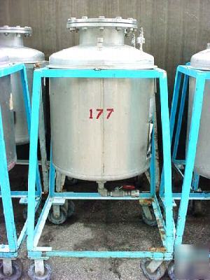 50 gallon stainless steel pressure tank bolted top