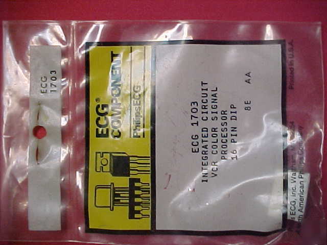 ECG1703 ic-vcr color apc ckt *