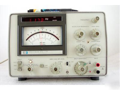 Hewlett packard hp 3581A wave analyzer *as is*