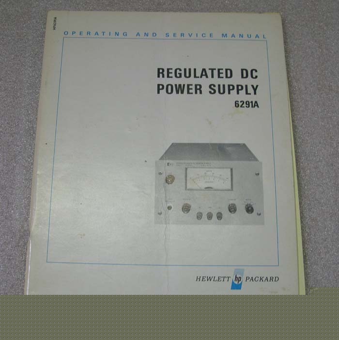 Hp 6291A dc power supply operating & service manual []