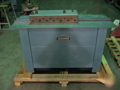Lockformer 18 ga pittsburgh machine w/ double seam roll