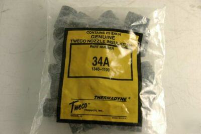 New lot - 114 - tweco 34A 1340-1100 insulator nozzle