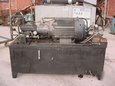 Vickers hydraulic pump power unit 30 hp