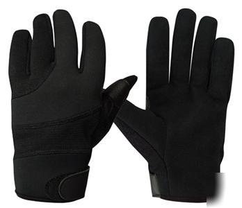 New black street shield gloves - xlarge