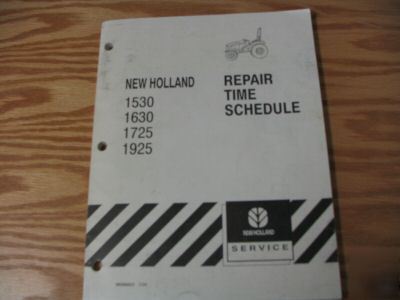 New holland 1530 to 1925 tractor time repair manual